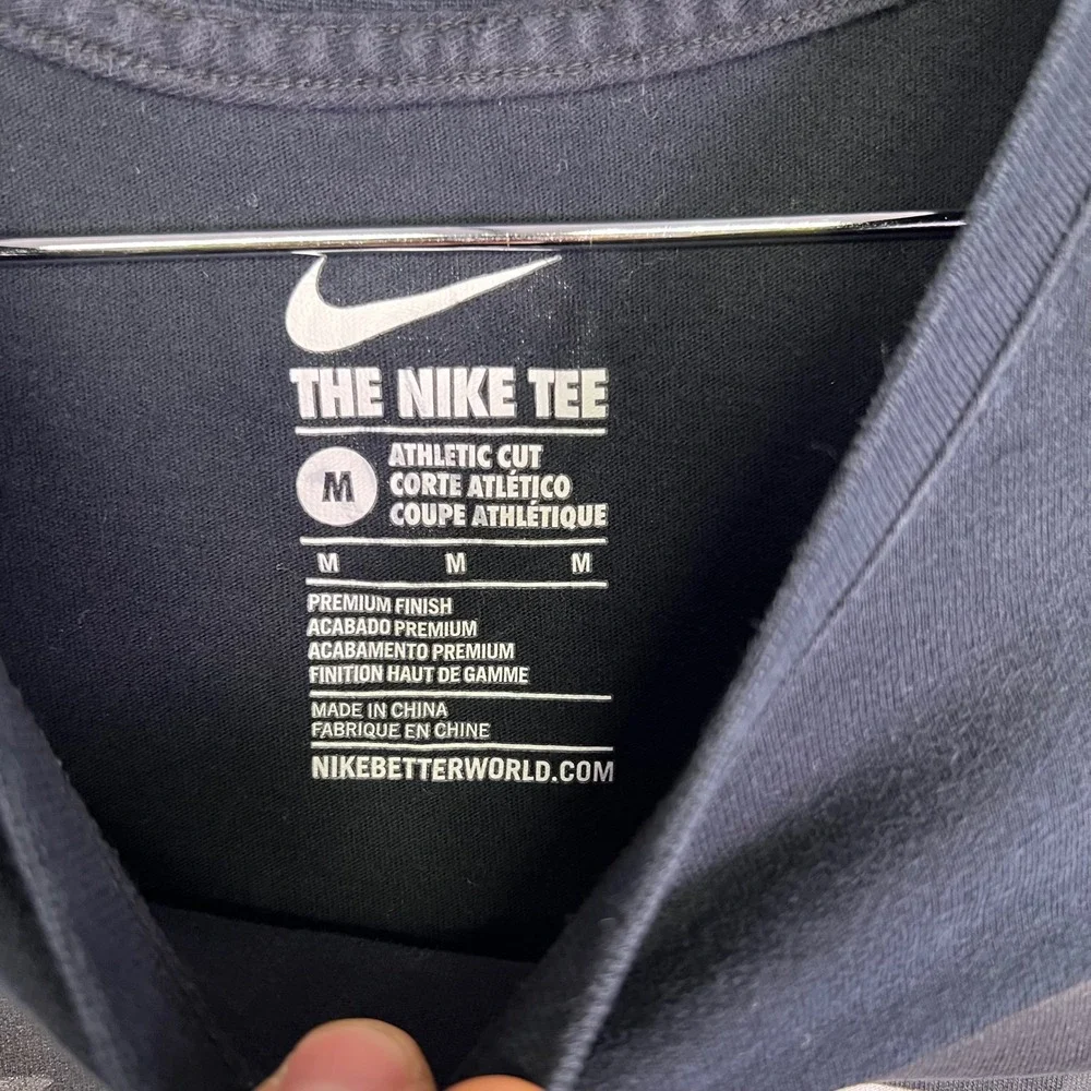 Nike Shirt Men M Navy USA Olympic Eagle Graphic Athletic Cut Casual Short Sleeve